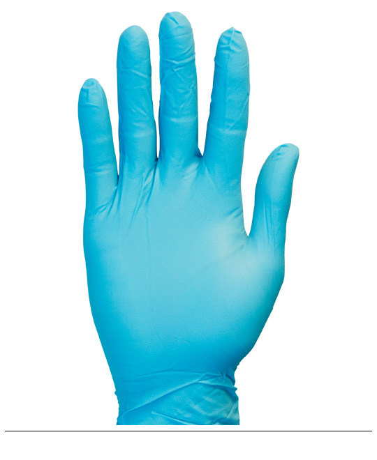#GVP9-1-SYBL Supply Source Safety Zone Disposable 3 mil Blue Powder-Free Vinyl Gloves